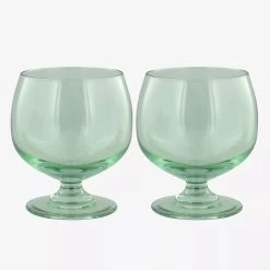 Gin Glasses - 100% Recycled Glass (Set Of 2)