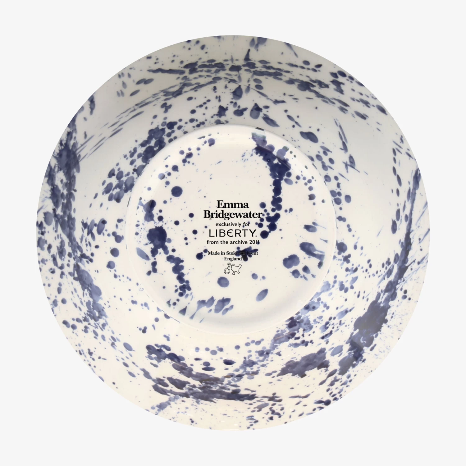 Seconds Blue Splatter Large Serving Bowl - Image 5