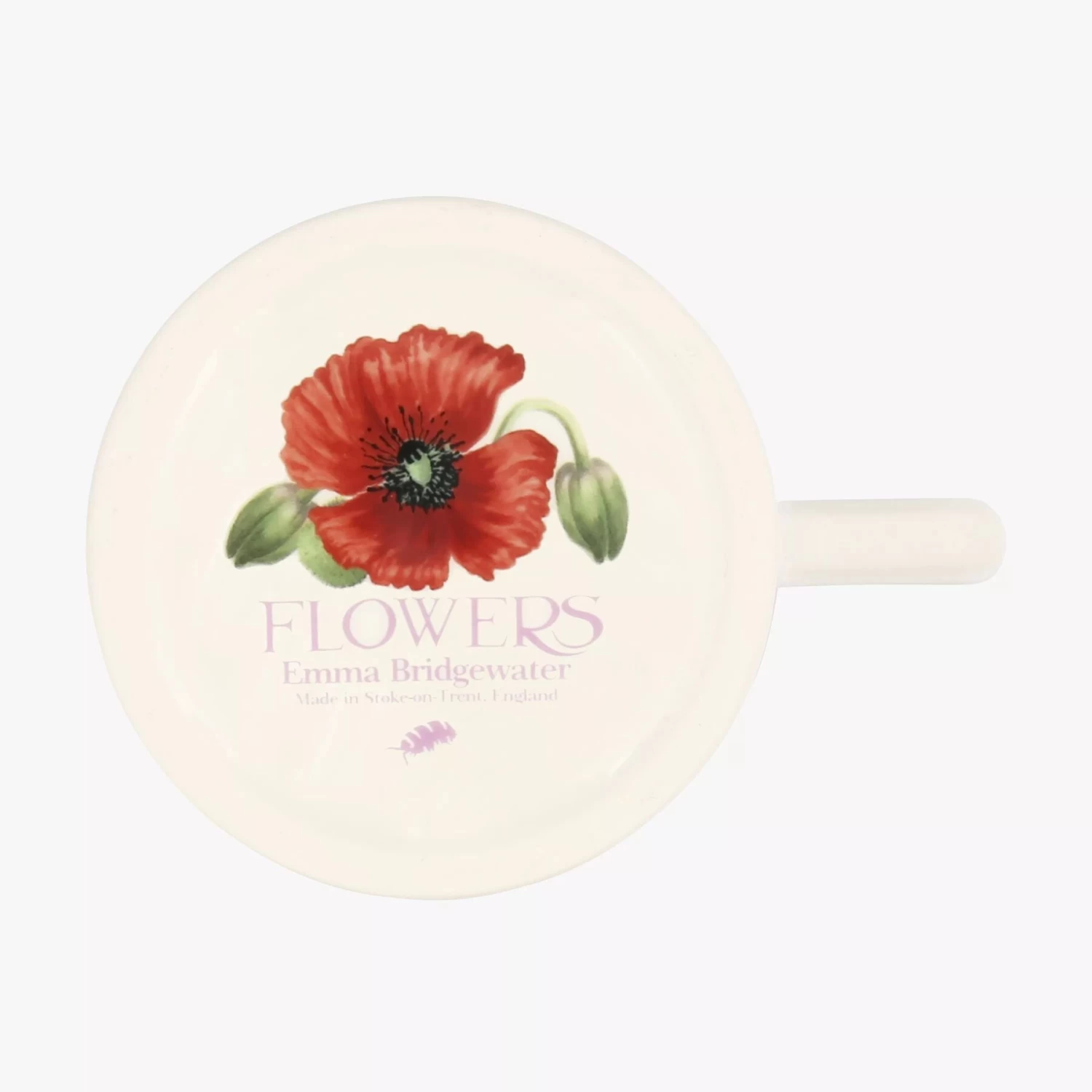 Red Poppy 1/2 Pint Mug - Image 7