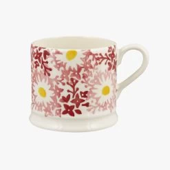 Pink Daisy Fields Small Mug