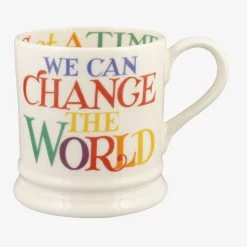 Rainbow Toast Change The World 1 Pint Mug
