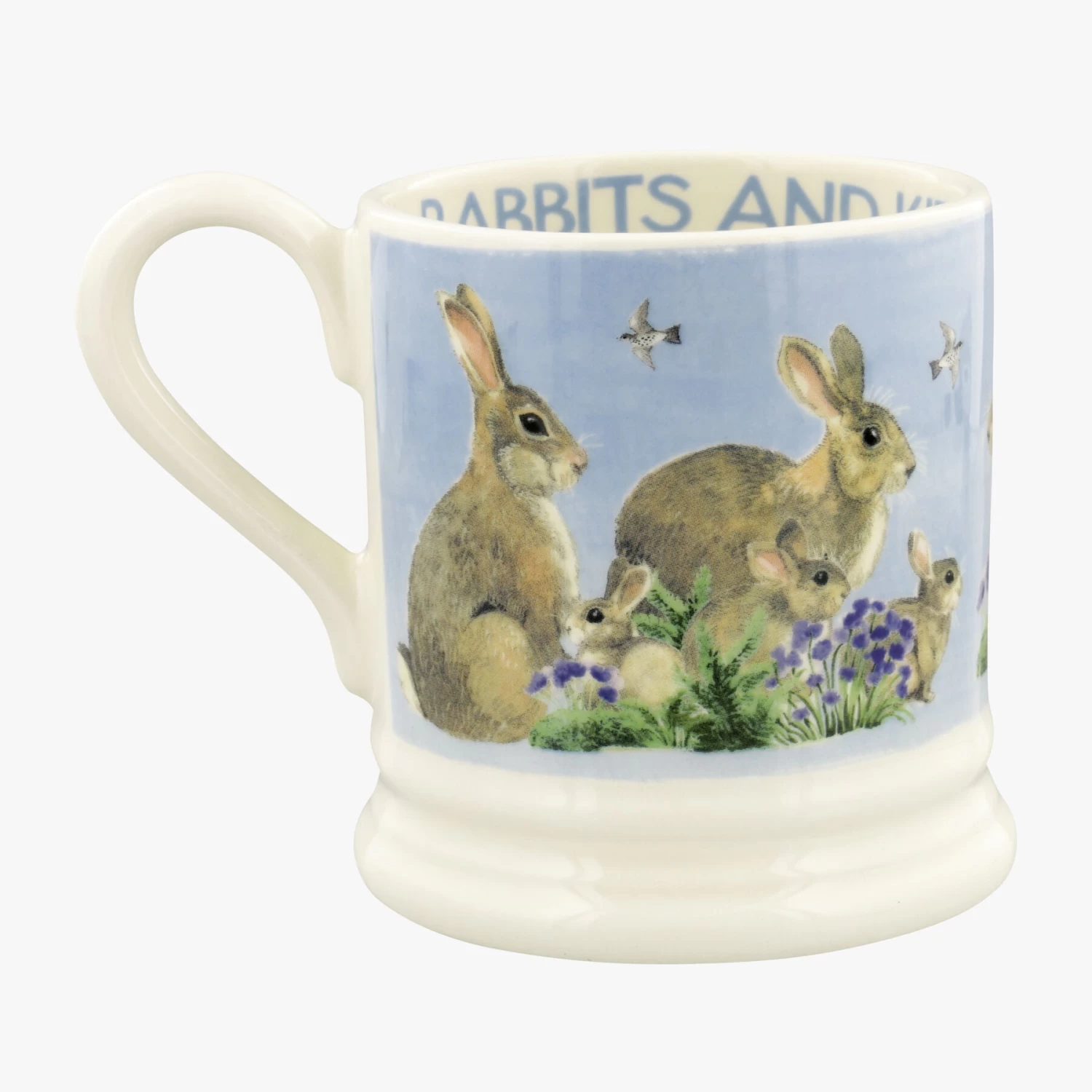 Blue Rabbits & Kits 1/2 Pint Mug - Image 5