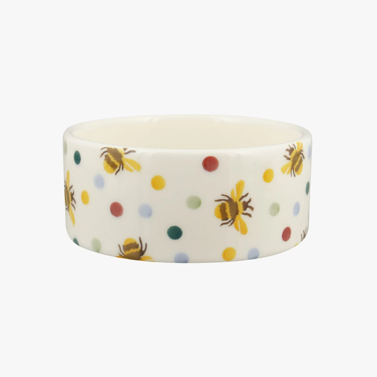 Personalised Bumblebee & Small Polka Dot Small Pet Bowl - Image 2