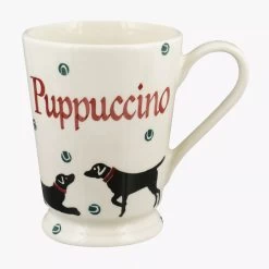 Personalised Black Labrador Cocoa Mug