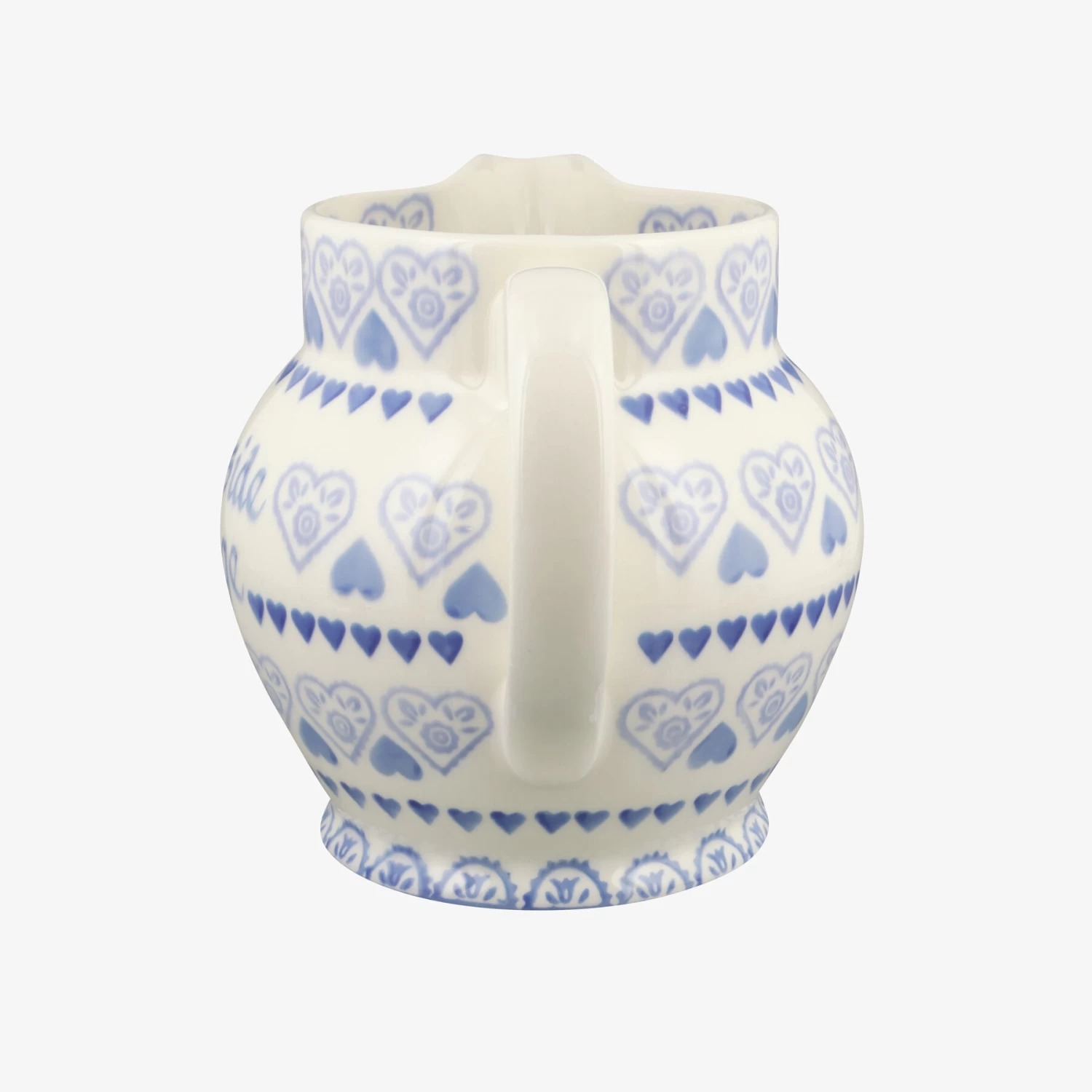 Personalised Blue Sampler 3 Pint Jug - Image 3