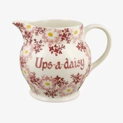 Personalised Pink Daisy Fields 3 Pint Jug