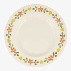 Lovebirds Coral 10 1/2 Inch Plate