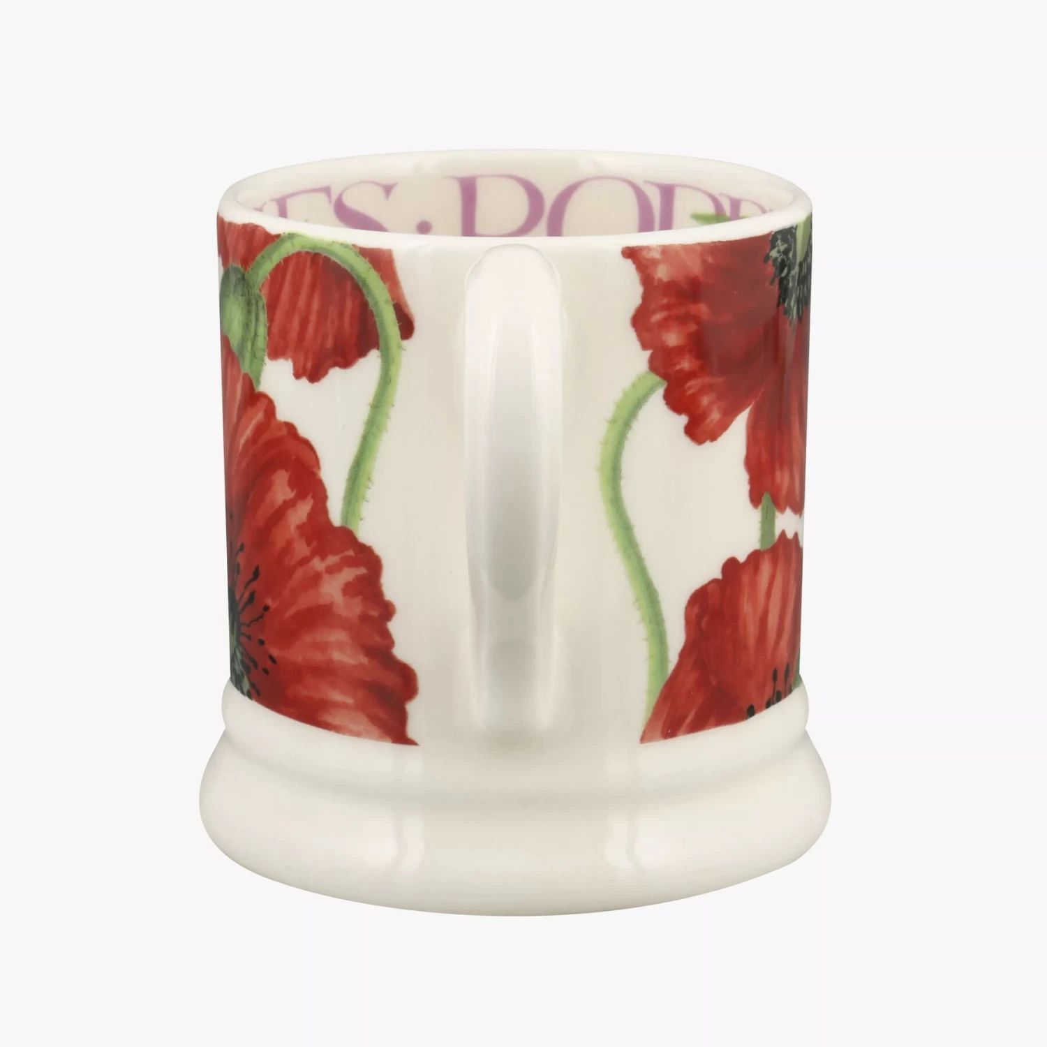 Red Poppy 1/2 Pint Mug - Image 6