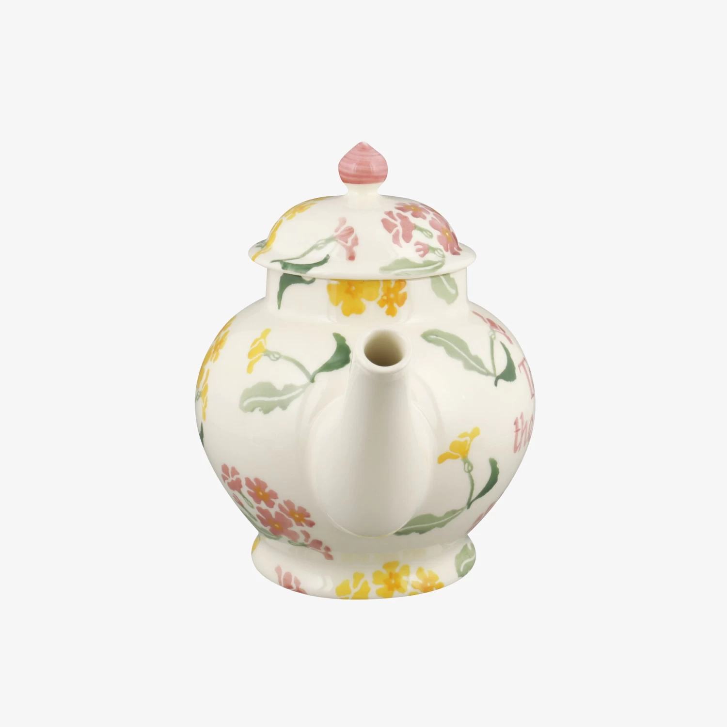 Personalised Pink Primrose 2 Mug Teapot - Image 3