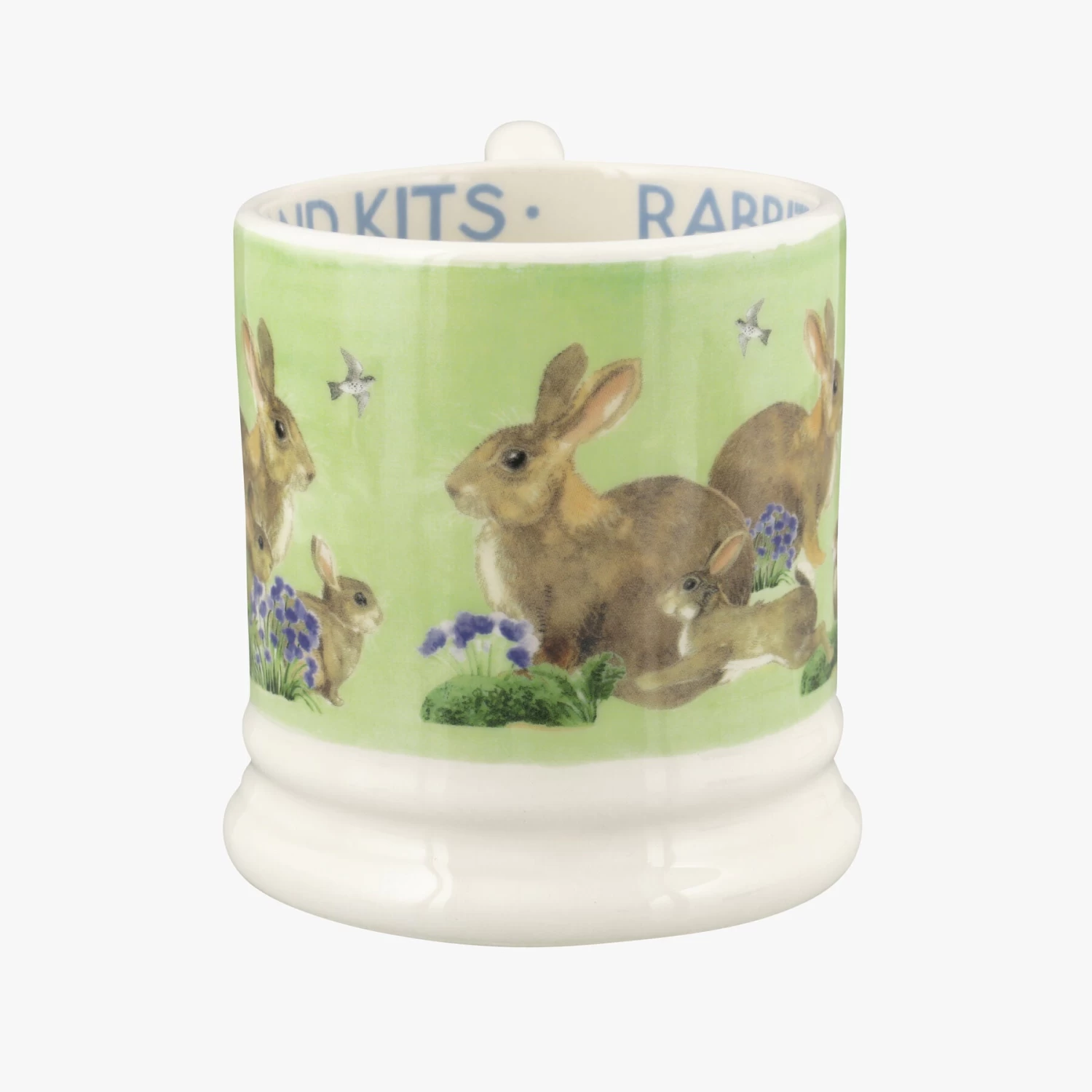 Green Rabbits & Kits 1/2 Pint Mug - Image 7
