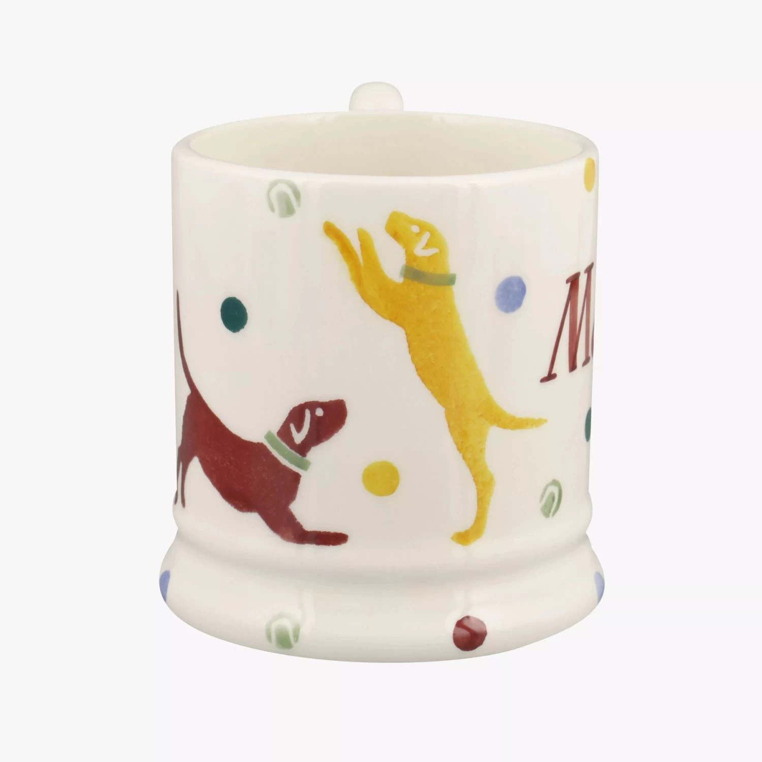 Personalised Polka Dogs 1/2 Pint Mug - Image 5