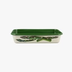 Asparagus Enamel Small Roaster