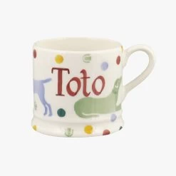 Personalised Polka Dogs Small Mug