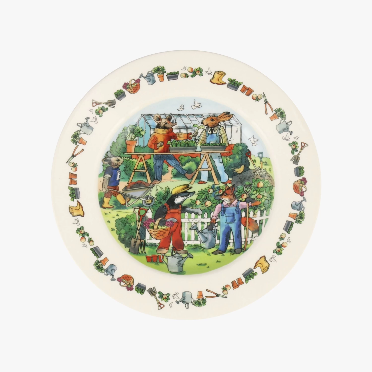 Gardening 8 1/2 Inch Plate