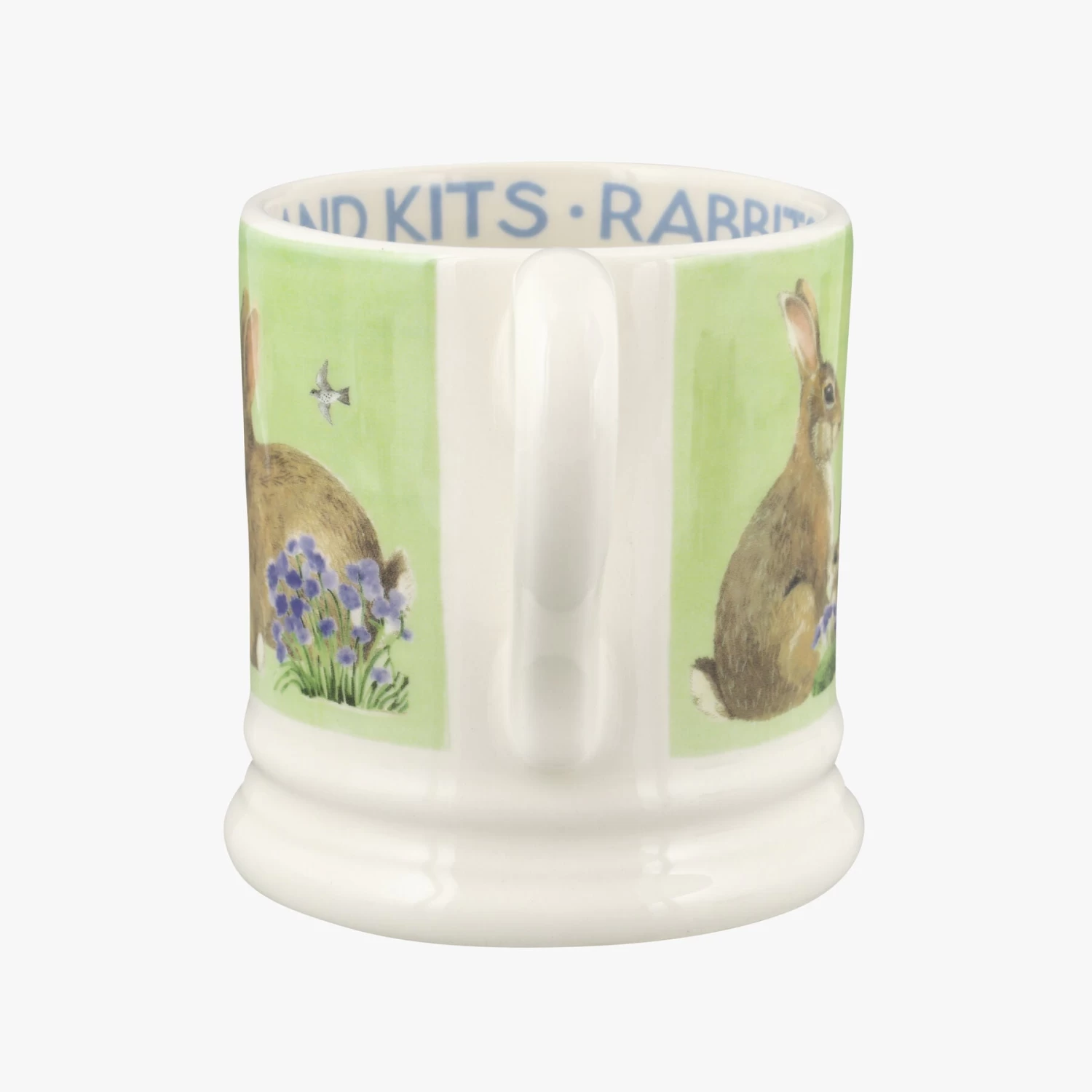 Green Rabbits & Kits 1/2 Pint Mug - Image 5