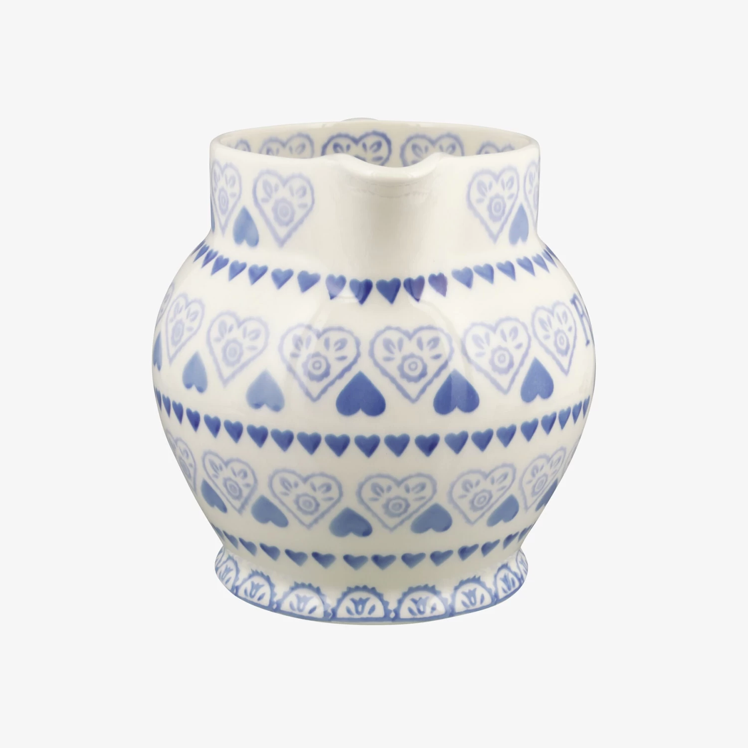 Personalised Blue Sampler 3 Pint Jug - Image 2