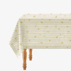 Daffodils Embroidered 160X320 Tablecloth