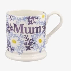 Blue Daisy Fields Mum 1/2 Pint Mug