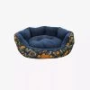 Dandelion Waterproof Waxed Cotton Medium Pet Bed