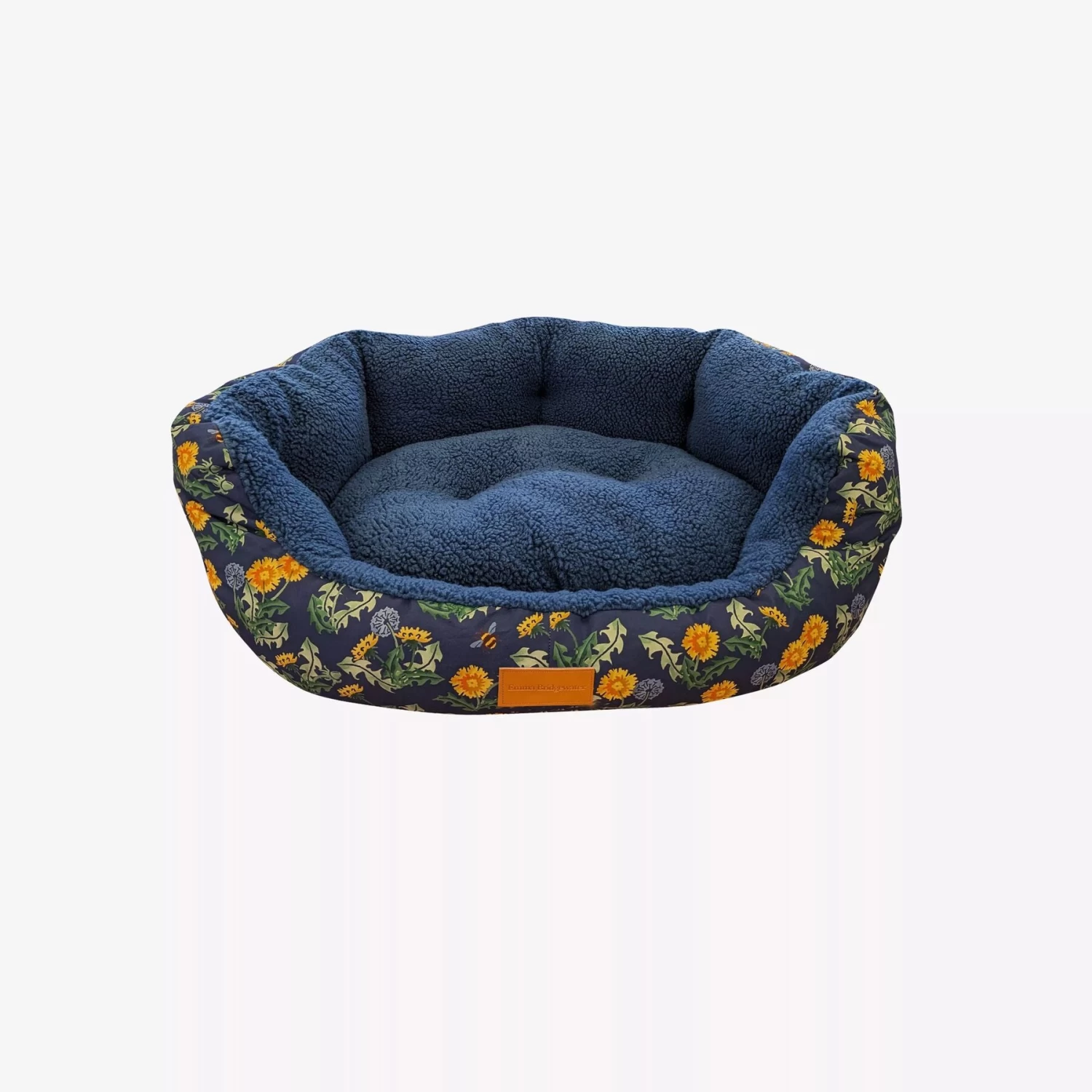 Dandelion Waterproof Waxed Cotton Medium Pet Bed