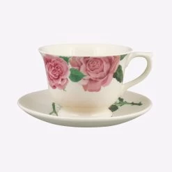 Roses Large Teacup & Saucer