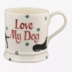 Personalised Black Labrador 1 Pint Mug