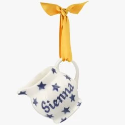 Personalised Blue Star Tiny Jug Decoration