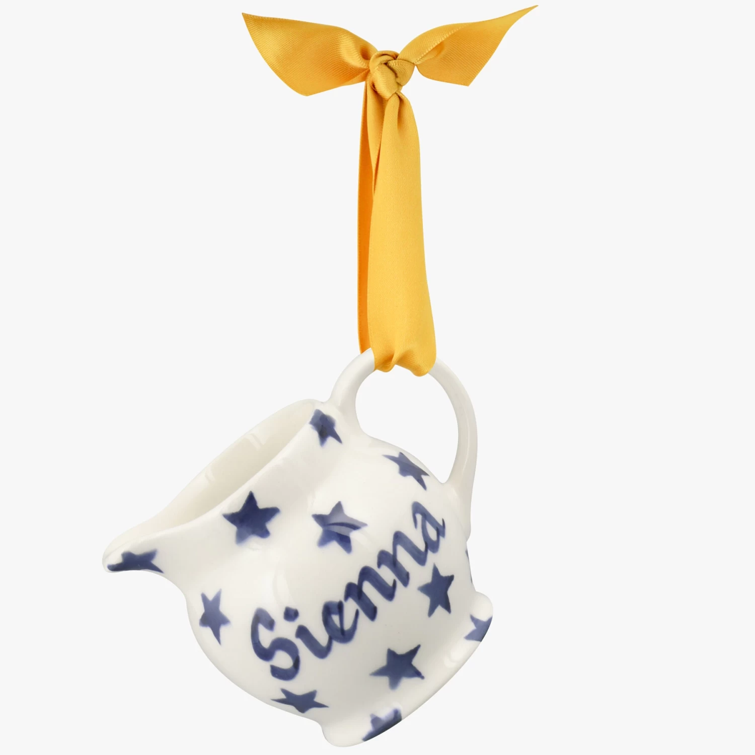 Personalised Blue Star Tiny Jug Decoration
