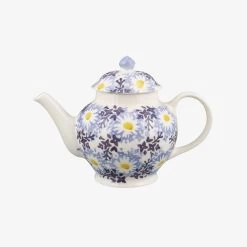 Blue Daisy Fields 2 Mug Teapot