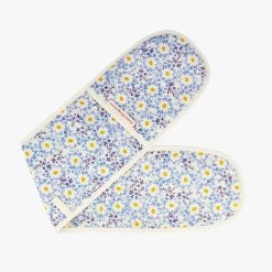Blue Daisy Fields Double Oven Glove
