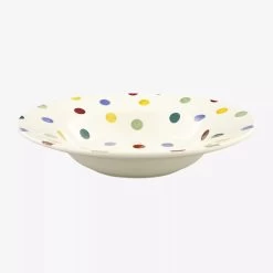 Polka Dot Soup Plate