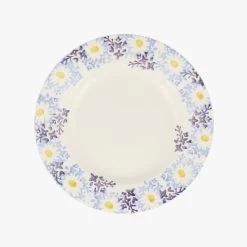 Blue Daisy Fields 8 1/2 Inch Plate