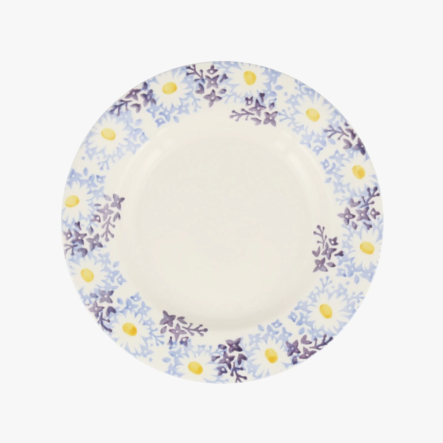 Blue Daisy Fields 8 1/2 Inch Plate