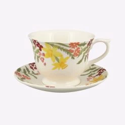 Wild Daffodils Large Teacup & Saucer