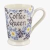 Personalised Blue Daisy Fields Cocoa Mug