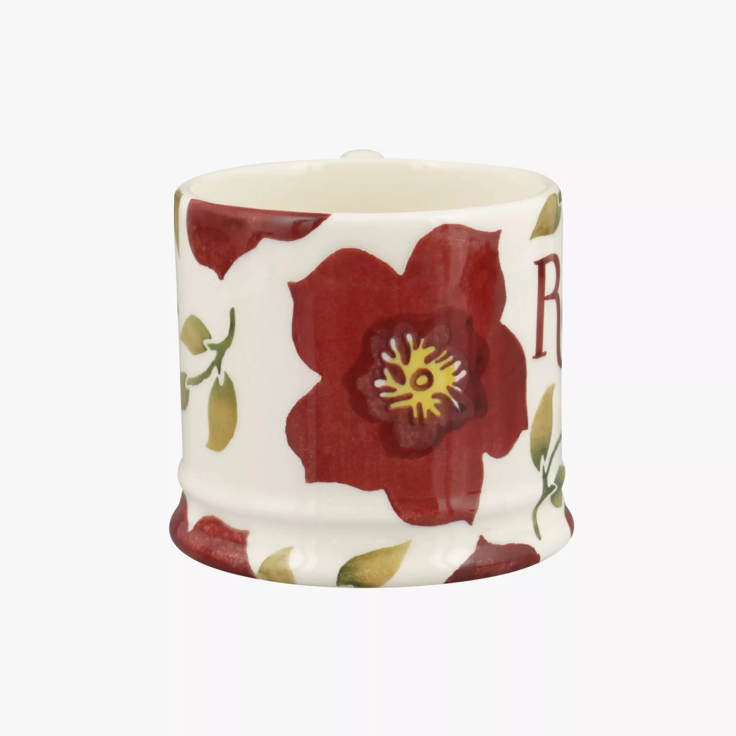 Personalised Christmas Rose Small Mug - Image 3