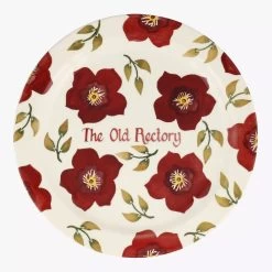 Personalised Christmas Rose Serving Plate
