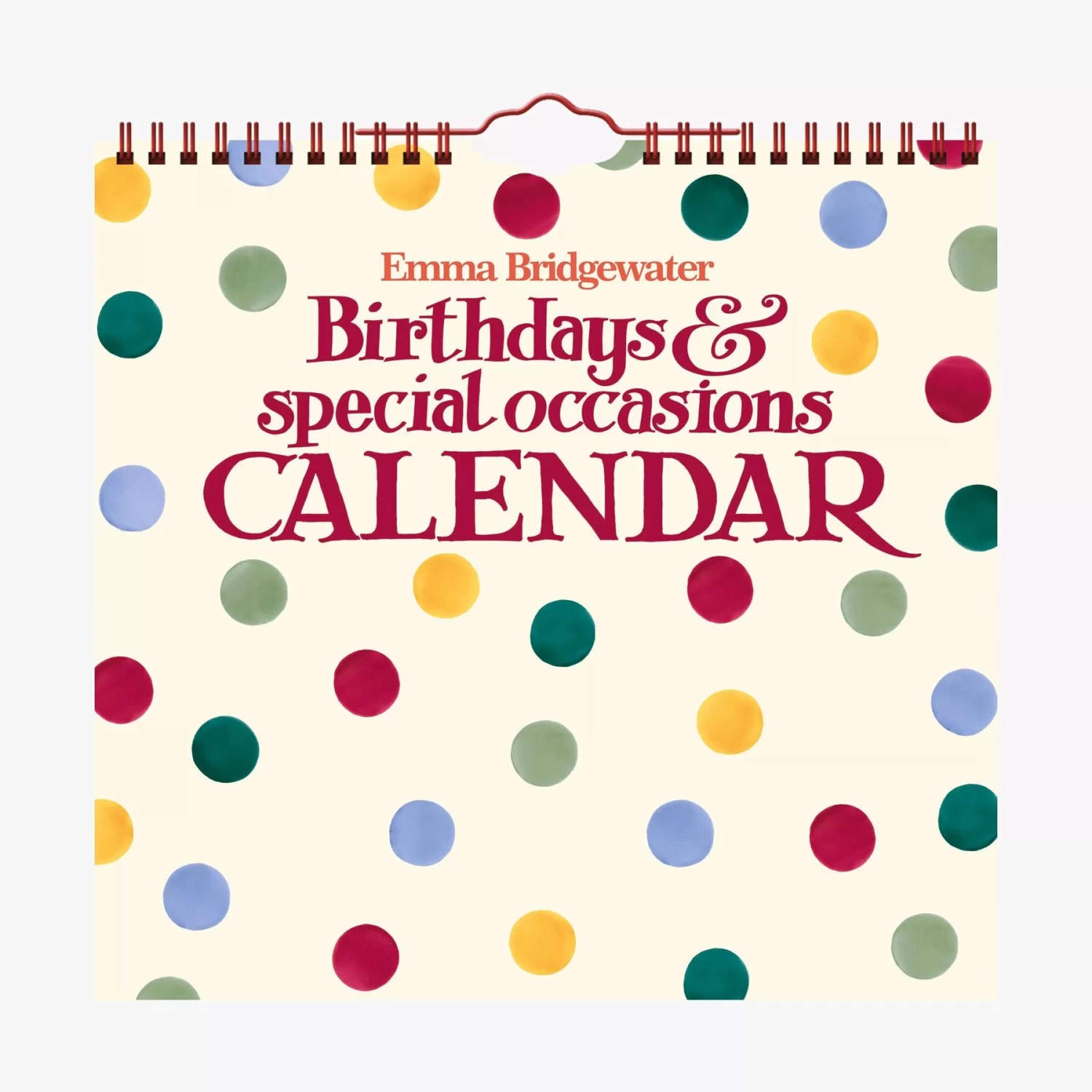 Polka Dot Birthday Calendar