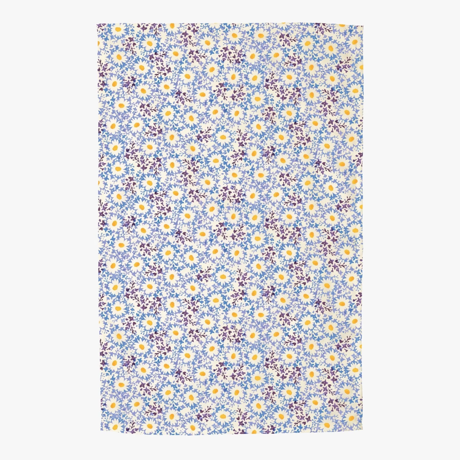 Blue Daisy Fields Tea Towel