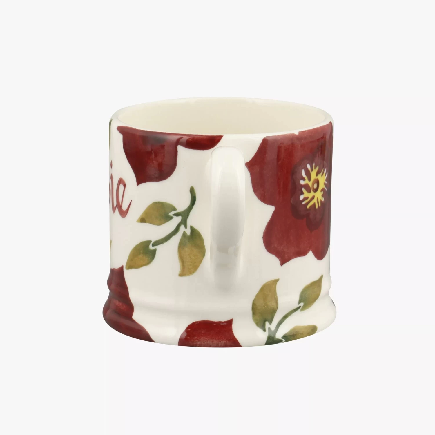 Personalised Christmas Rose Small Mug - Image 4
