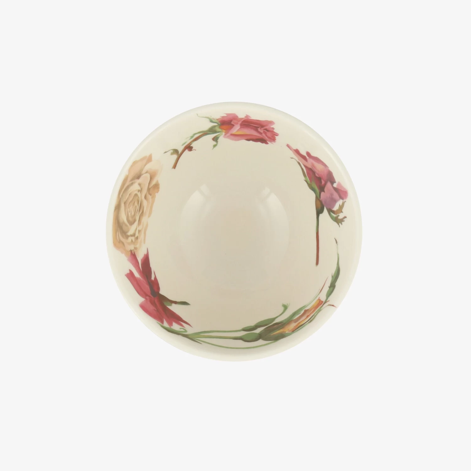 Roses Small Old Bowl - Image 7