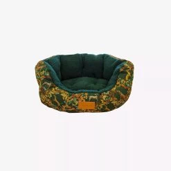 Dogs In The Woods Waterproof Waxed Cotton Small Pet Bed