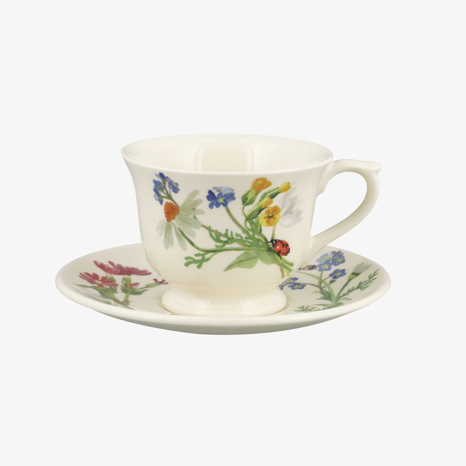 Wild Flowers Small Teacup & Saucer