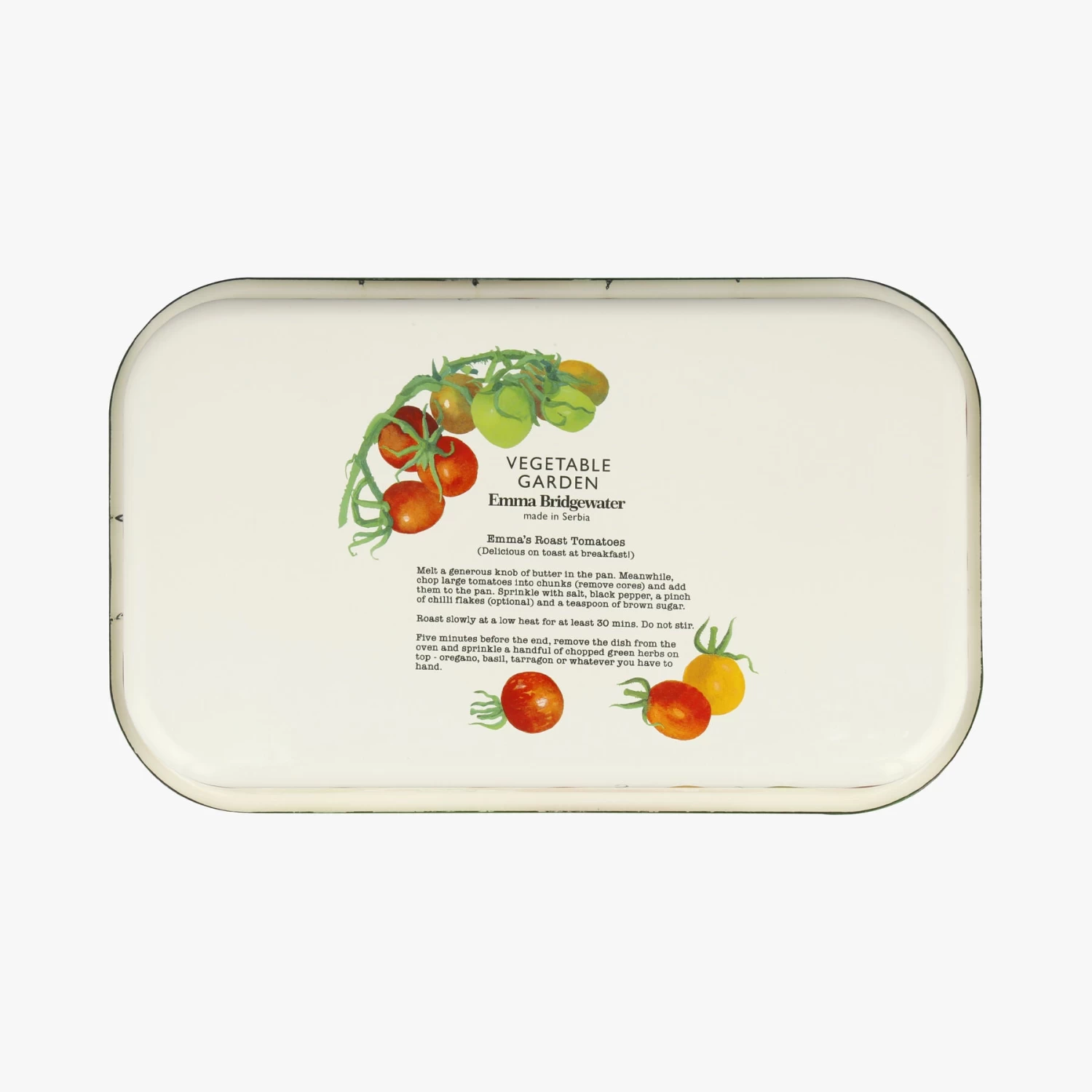 Tomatoes 34cm Enamel Roasting Tray - Image 7
