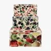 Vegetable Garden Apples Set Of 3 Square Cake Tins