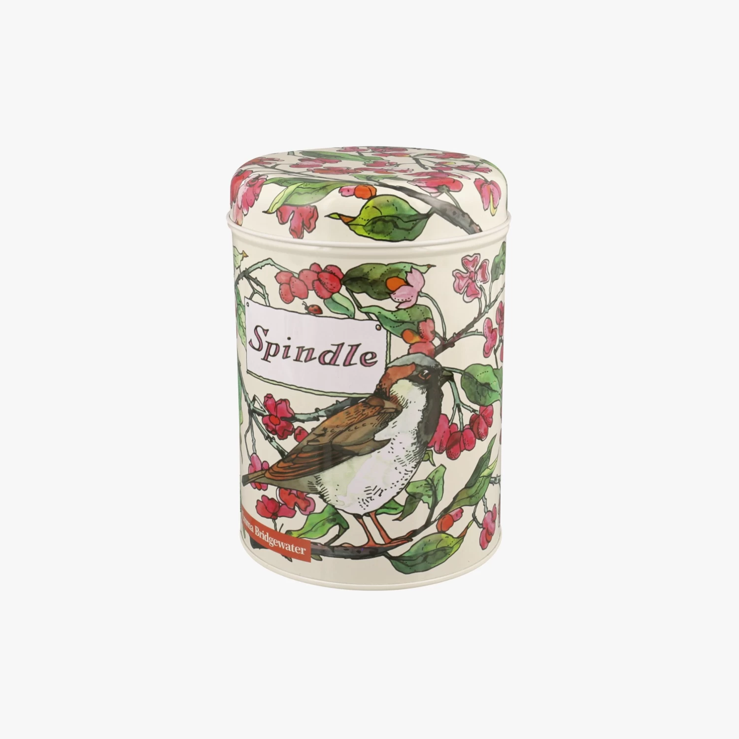 Birds In The Hedgerow Set Of 3 Round Tin Caddies Boxed - Image 2