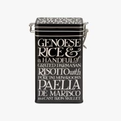 Black Toast Medium Rectangular Clip Lid