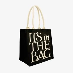 Black Toast Medium Recycled Shopper Bag