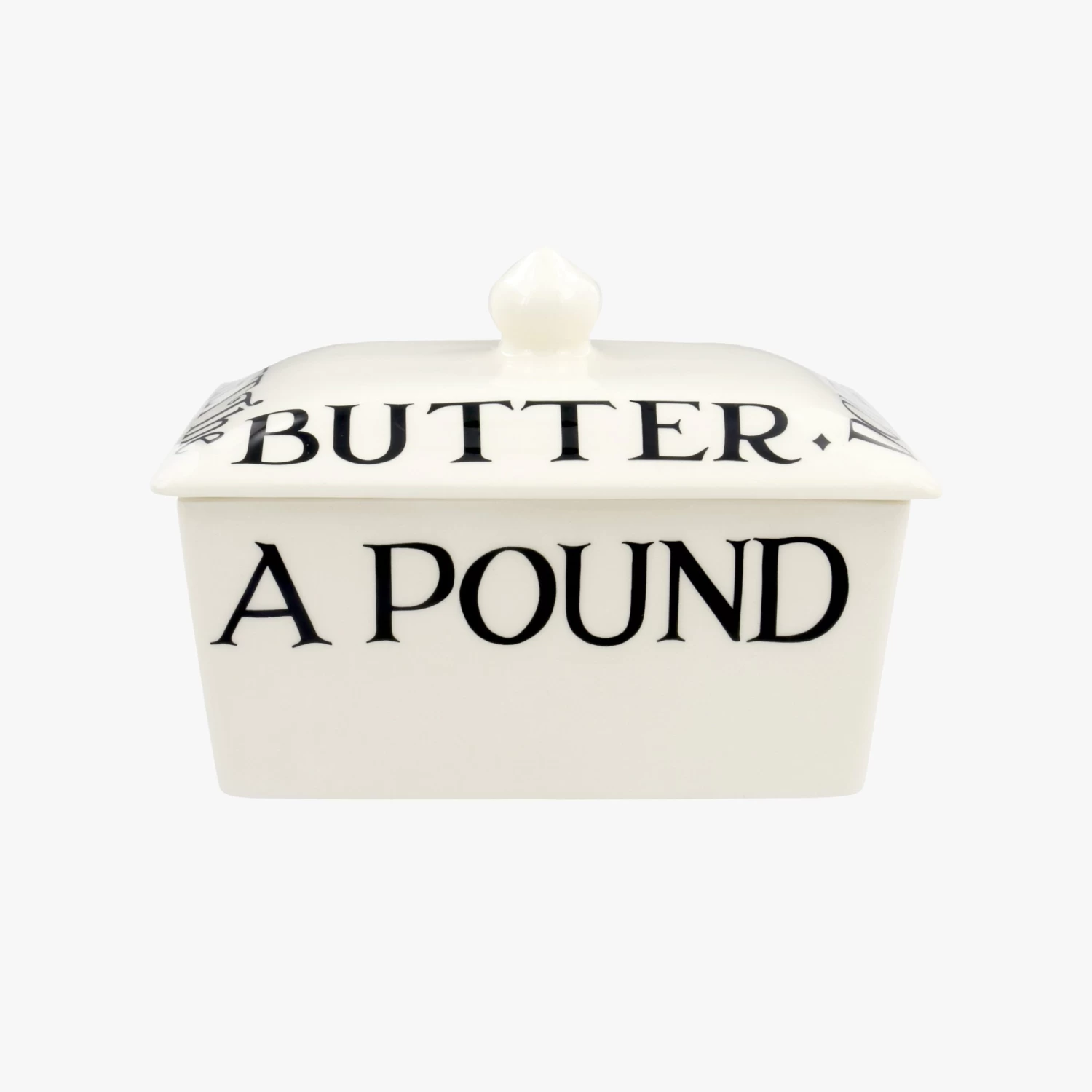 Black Toast Half A Pound Small Butter Dish - Image 3