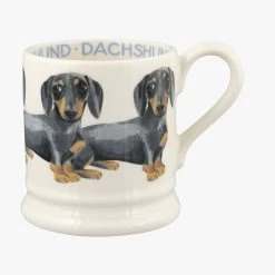 Black & Tan Dachshund 1/2 Pint Mug